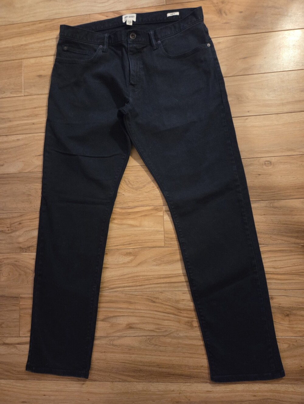 Todd Snyder Slim Fit 5 Pocket Black Stretch Denim Jeans Size 34x32 Mens